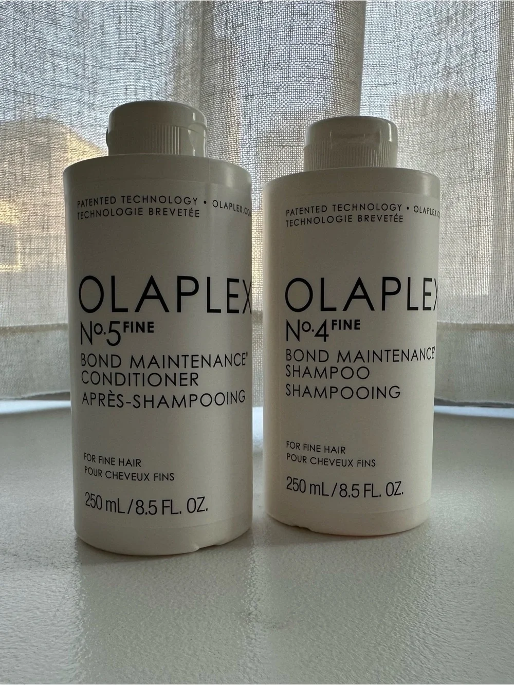 Opened* OLAPLEX No.4 & No.5 Fine Bond Maintenance Duo